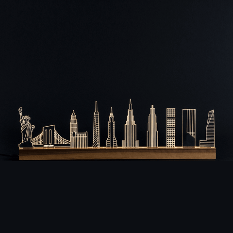 DACHFENSTER SBAM LED 43X16X3 NEW YORK TRANSPARENT