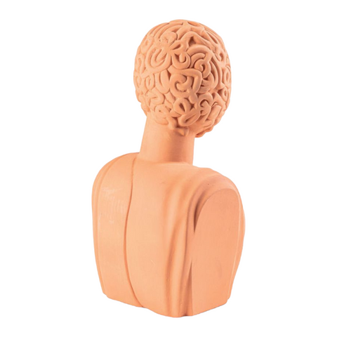 TERRAKOTTA-BÜSTE EINES MANNES SELETTI CM 24X20 H 45 ART 11512