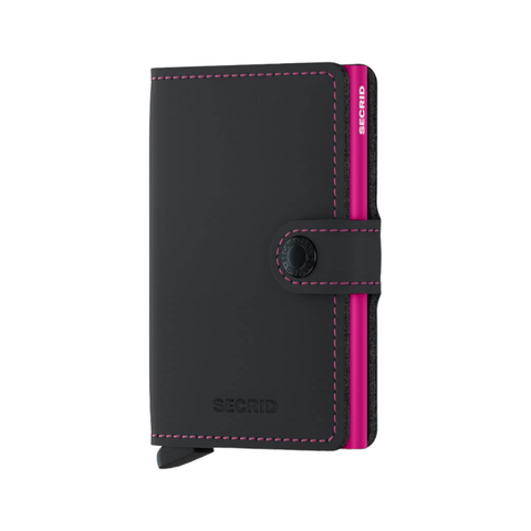 MINIWALLET SECRID MATTSCHWARZ &amp; PINK