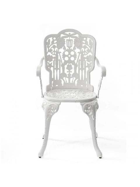INDUSTRY COLLECTION ALUMINIUM-SESSEL 52 X 55CM SELETTI WEISS
