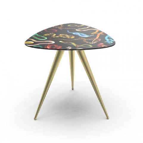 TAVOLINO SNAKES CM 57X57 H 48 17187 SELETTI BLACK