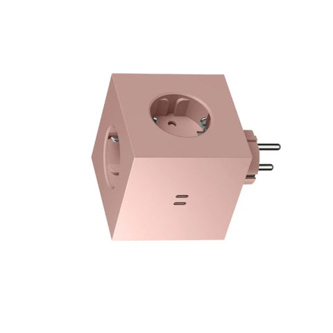 PRESA SQUARE 2 USB C NEW PINK SOCKET F AVOLT