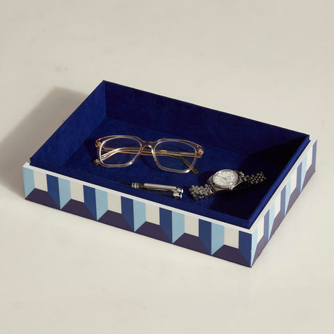 SORRENTO LACKBOX MITTEL ART. 28528 JONATHAN ADLER BLAU
