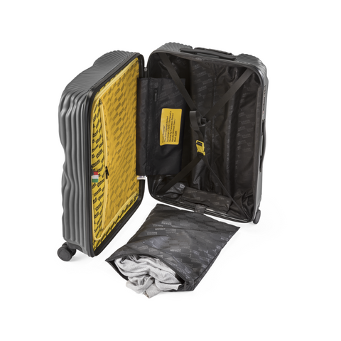 TROLLEY CRASH BAGGAGE STRIPE MEDIUM 48 RAUCHGRAU