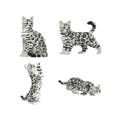 GIOCO BENGAL CAT 4 IN 1 01S-M02 JEKCA GREY