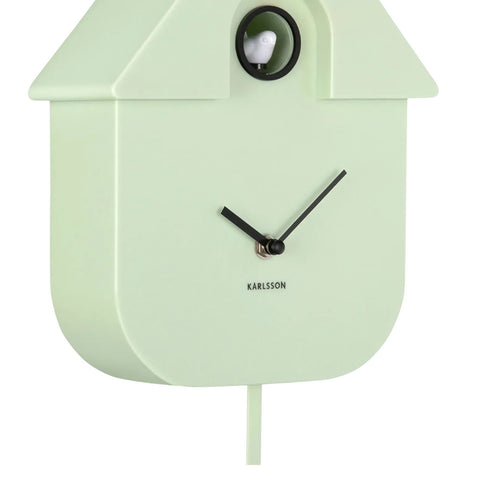 OROLOGIO WALL CLOCK MODERN CUCKOO KA5768LG SOFT GREEN KARLSSON
