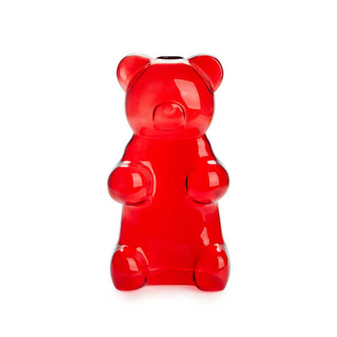 VASO YUMMY BEAR VETRO ART. 27968 BALVI ROSSO