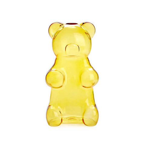 VASO YUMMY BEAR VETRO ART. 27966 BALVI GIALLO