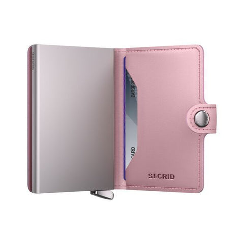 PREMIUM-GELDBÖRSE MINI-GELDBÖRSE PRÄGUNG DIAMANT SECRID ROSE PINK