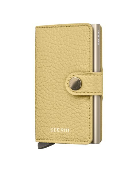 PEBBLE BUTTER SECRID GELB MINIWALLET BRIEFTASCHE