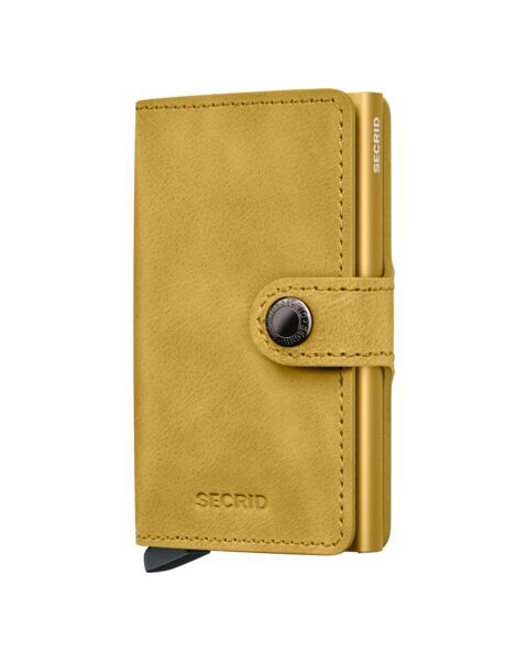 SECRID GELBE VINTAGE MINIBRIEFTASCHE