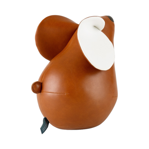 ZUNY BOOKEND 1 KG MOUSE LAIBO TAN & WHITE ART. ZUBV03341001