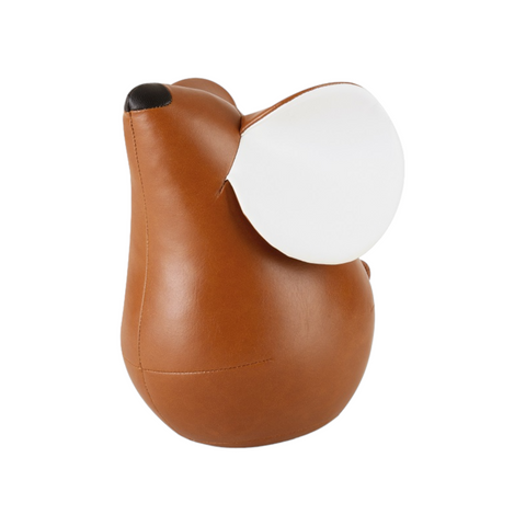 ZUNY BOOKEND 1 KG MOUSE LAIBO TAN & WHITE ART. ZUBV03341001