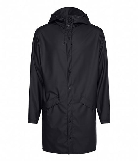 LANGE JACKE RAINS ART 12020 GRÖSSE XL SCHWARZ