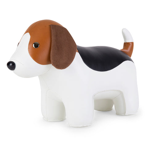 ZÜNY KLASSISCHE BUCHSTÜTZEN, 2 KG, BEAGLE, WEISS &amp; HELLBRAUN