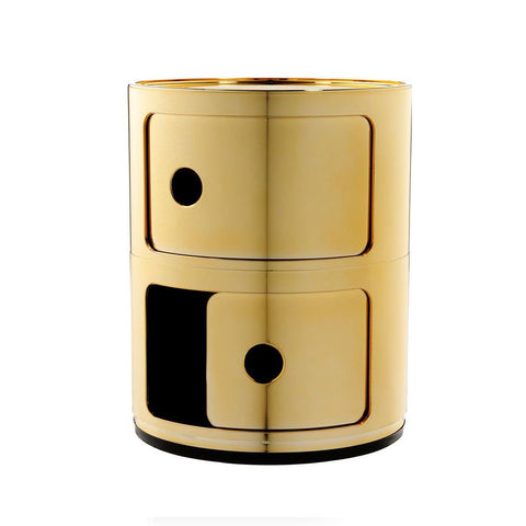 MODULAR NACHTTISCH 2 ELEMENTE 05966/GG KARTELL GOLD