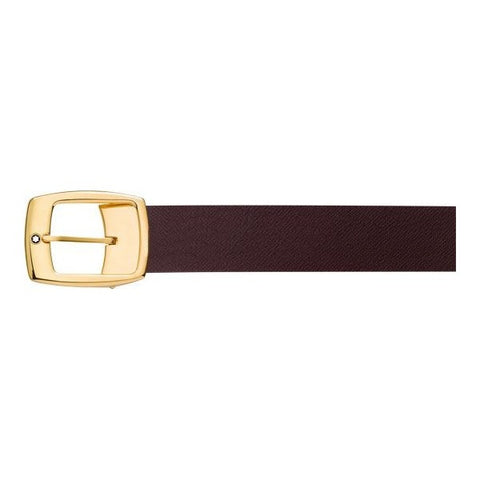 BRAUNER MONTBLANC LEDERGÜRTEL