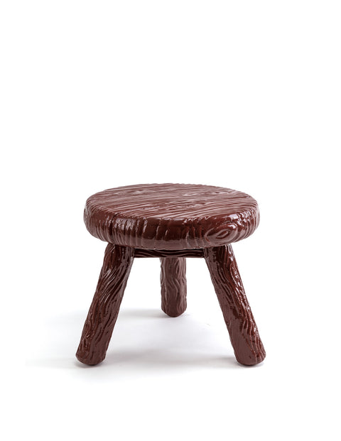 SELETTI MILCHBRAUN HOCKER ART 18601