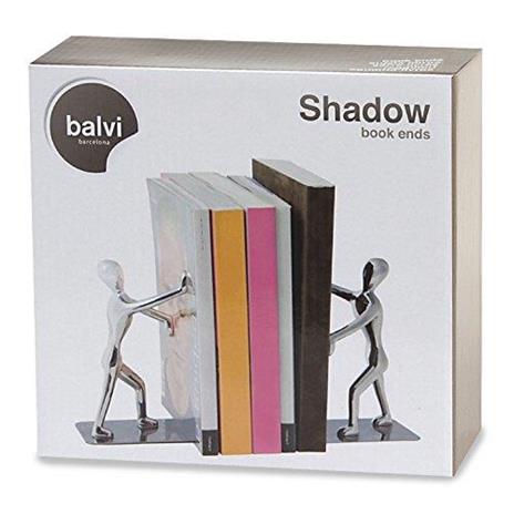 SHADOW BUCHSTÜTZEN X2 CHROM ZINK 23025 BALVI SILBER