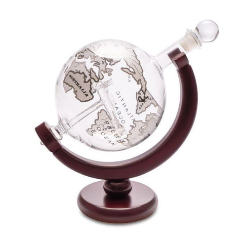 BALVI DECANTER FOR WHISKEY GLOBE GLASS/WOOD
