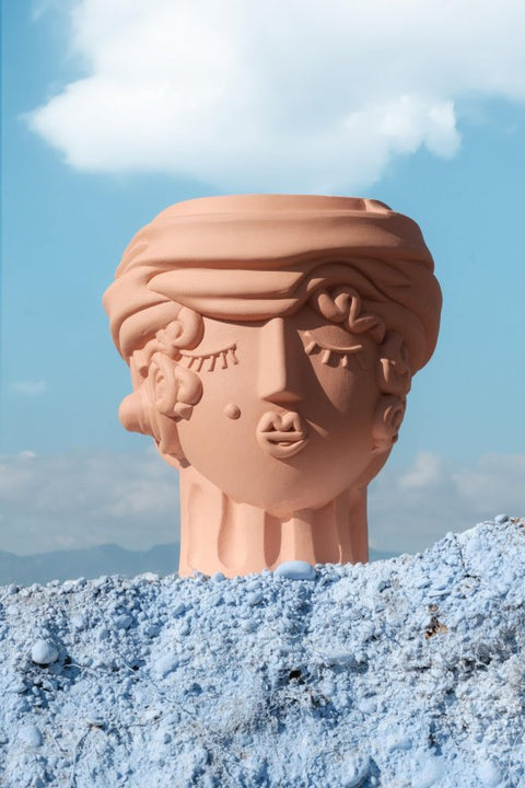 VASO IN TERRACOTTA SELETTI MAN 25X23 H33 ART 11506