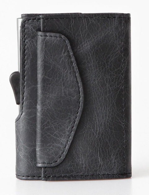 "C SECURE SINGLE COIN BLACKWOOD VINTAGE LEDER ART. CS-SWCO-VL-BW"