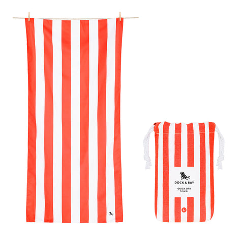 "DOCK &amp; BAY HANDTUCH XL 200X90 ROT"