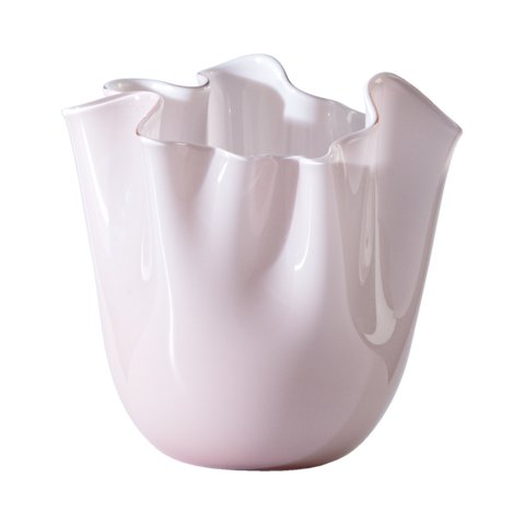 "VENINI HANDKERCHIEF VASE 700.04 RC/LA/RC"