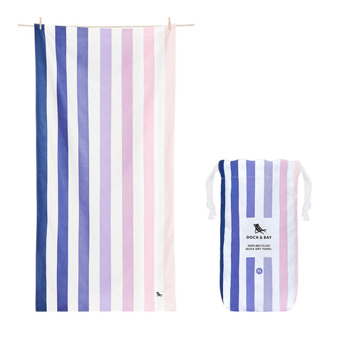 Dock &amp; Bay Handtuch XL 200 x 90 Sommer vom Morgengrauen bis zum Morgengrauen