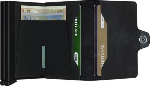 TWINWALLET SECRID VINTAGE TV SCHWARZ