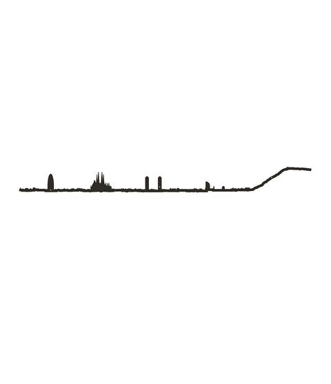 THELINE BARCELONA PROFIL SCHWARZ CM 50