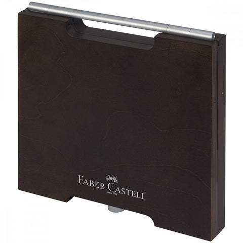 FABER CASTELL PITT MONOCHROM HOLZKOFFER