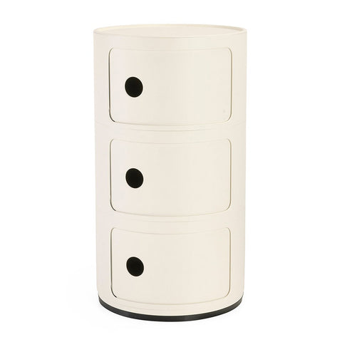 MODULAR KARTELL 3 DRAWERS MATT WHITE ART 4988/03