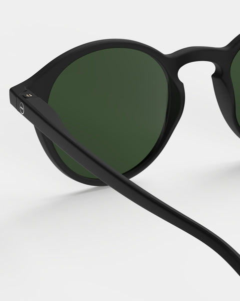 IZIPIZI SUN POLARISIERTE BRILLE MOD. D SCHWARZ-GRÜNE GLÄSER