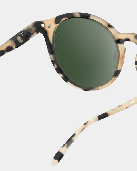 IZIPIZI SUN POLARISIERTE BRILLE MOD. D HELLSCHILDKRÖTENGRÜNE GLÄSER