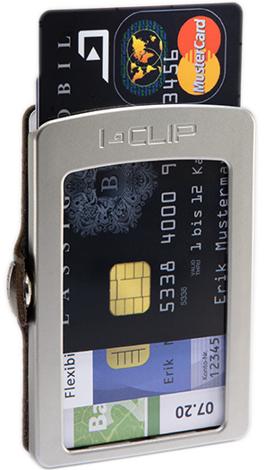 "I-CLIP STEEL BLASTED MILANAISE DESERT"