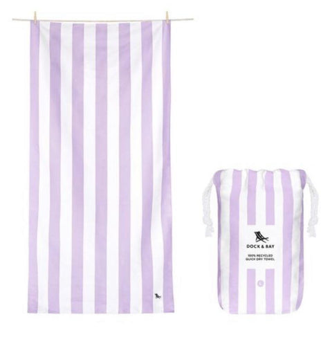 DOCK &amp; BAY TOWEL XL 200X90 LOMBOK LILAC