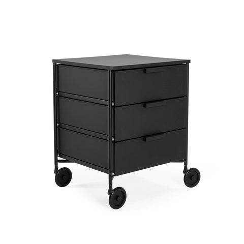 MOBIL MAT 3 KARTELL WITH WHEELS BLACK ART 02012/09