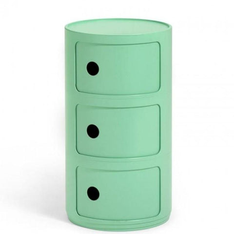 BIO 3-ELEMENT MODULAR NACHTTISCH 5970/VE KARTELL GRÜN