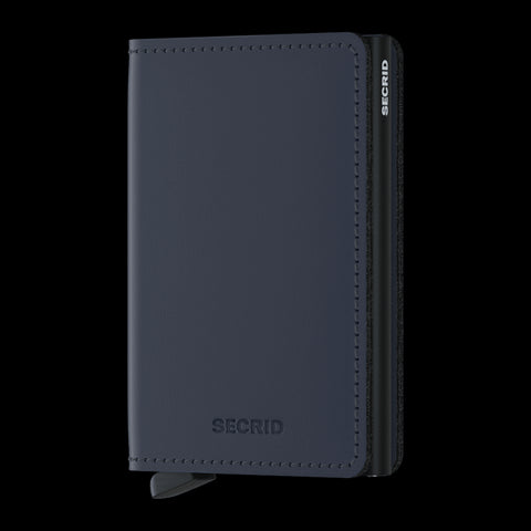 SLIMWALLET SECRID MATT NACHTBLAU
