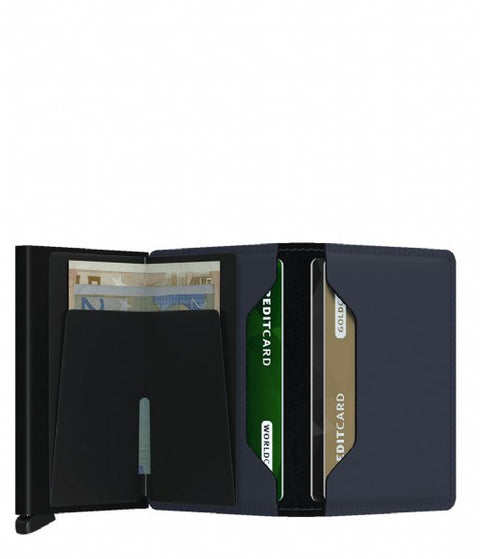 SLIMWALLET SECRID MATT NACHTBLAU