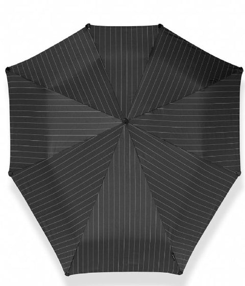 OMBRELLO SENZ AUTOMATIC PIN STRIPES BLACK