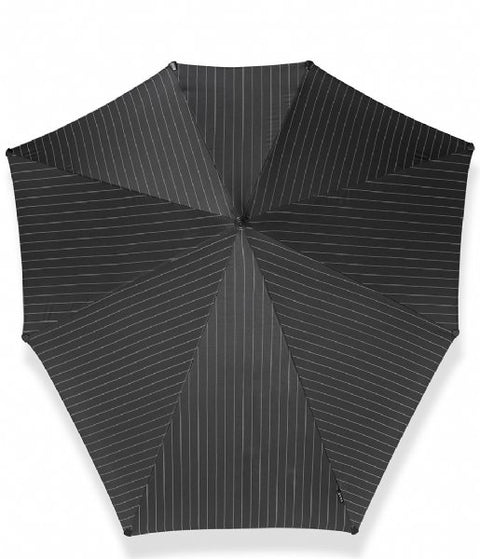 REGENSCHIRM SENZ XXL PIN STRIPES SCHWARZ