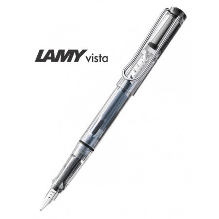 LAMY SAFARI VISTA TRANSPARENT FOUNTAIN PEN F