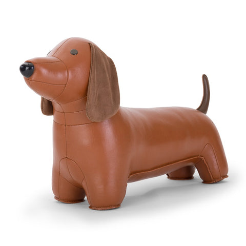 ZUNY CLASSIC DOORSTOP 2KG TECKEL TAN &amp; BROWN ART. ZCDV01331007
